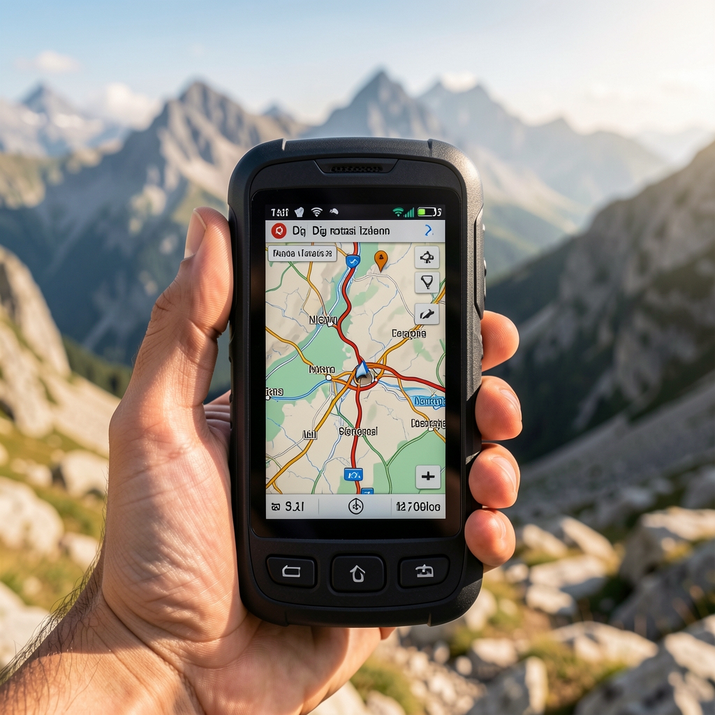 Dağ rotası izleme için handheld GPS navigasyon cihazı