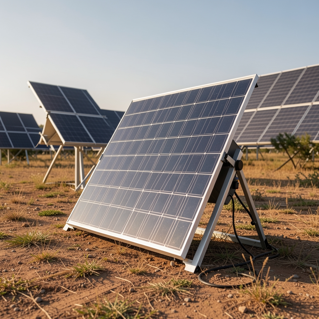 Açık alanda güneş enerjisiyle çalışan katlanır panel şarj cihazı